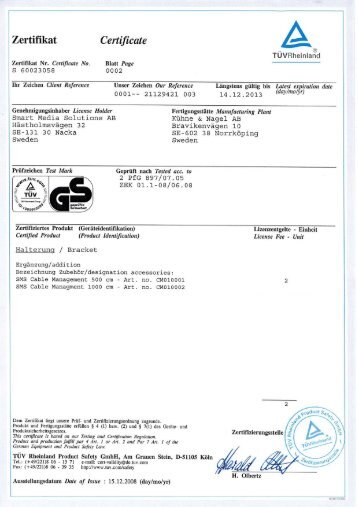 SMS TÜV-Zertifikat no 60023058 [pdf, 644kb] - BTS Business ...