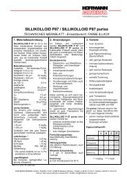 SILLIKOLLOID P87 / SILLIKOLLOID P87 puriss - Hoffmann Mineral
