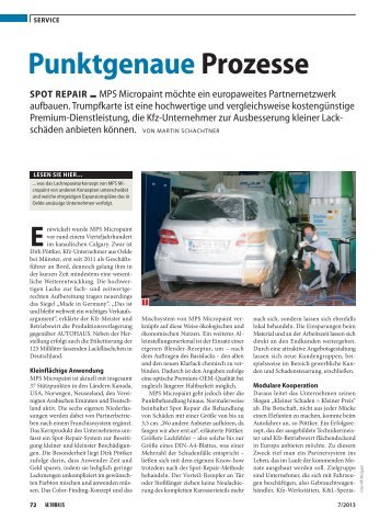 Bericht aus AUTOHAUS 7/2013