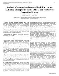 (Advance Encryption Scheme (AES)) - Ijsrp.org