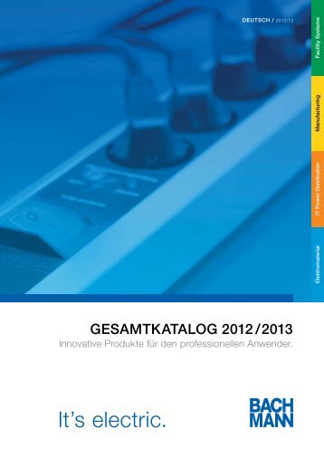 Bachmann Produktkatalog - Monitorhalterung.de