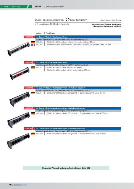 Bachmann Produktkatalog - Monitorhalterung.de