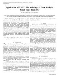 Application of SMED Methodology- A Case Study in Small ... - Ijsrp.org