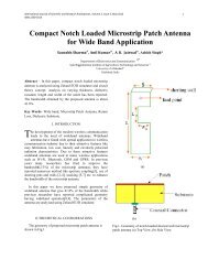 Compact Notch Loaded Microstrip Patch Antenna for Wide ... - Ijsrp.org