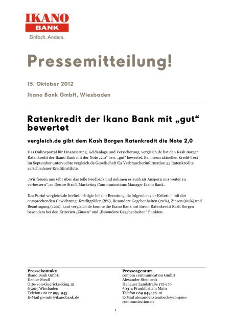 LÃ¤s mer - Ikano Bank GmbH