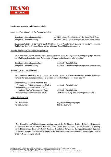 Preisverzeichnis Kash Borgen (pdf) - Ikano Bank GmbH