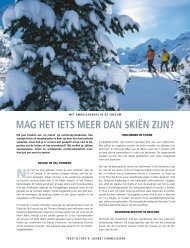 MAG HET IETS MEER DAN SKIëN ZIJN?