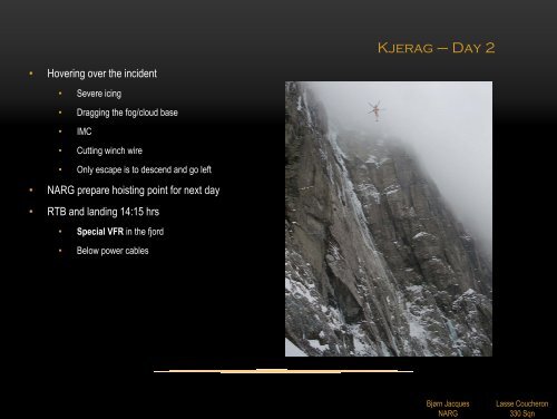 RESCUE MISSION KJERAG â NORWAY - IKAR-CISA