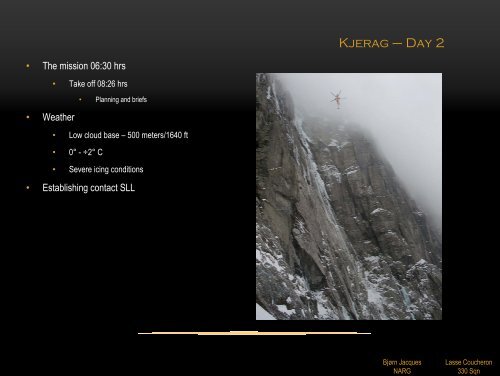 RESCUE MISSION KJERAG â NORWAY - IKAR-CISA