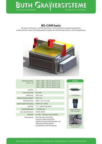 BG-CAM basic - Buth Graviersysteme Gmbh & Co. KG