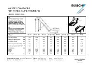 WASTE CONVEYORS FOR THREE-KNIFE TRIMMERS