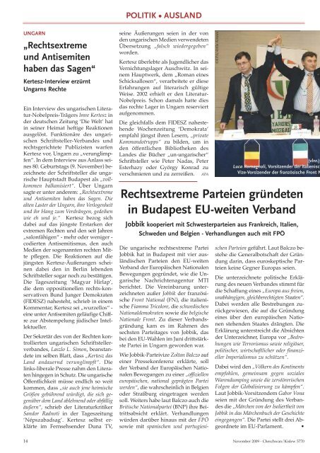 'Die Gemeinde' November 2009 als pdf herunterladen - Israelitische ...