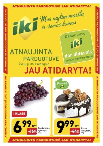 atnaujinta parduotuvÄ jau atidaryta!