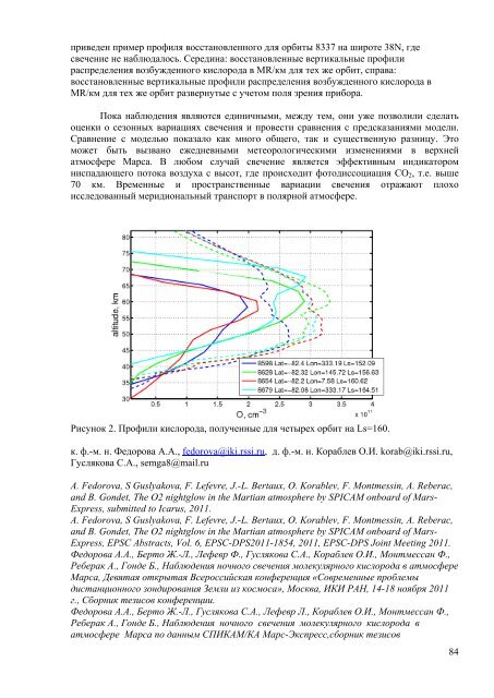 планет - Институт космических исследований ИКИ РАН