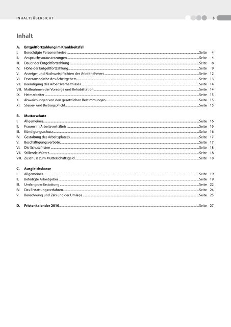 Entgeltfortzahlung, Mutter- schutz und Ausgleichskasse - IKK classic