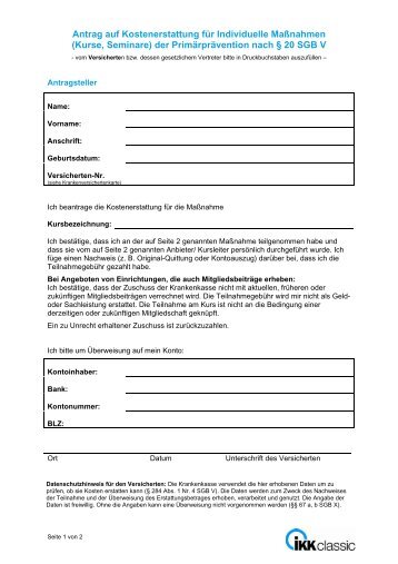 Muster-Teilnahmebescheinigung - VdEK