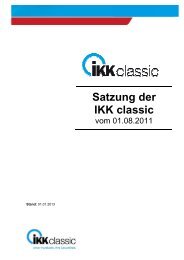 Satzung-KV_5 Satzungsnachtrag 10122012 - IKK classic