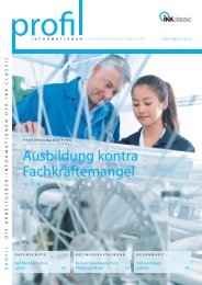 Ausbildung kontra FachkrÃ¤ftemangel - IKK classic