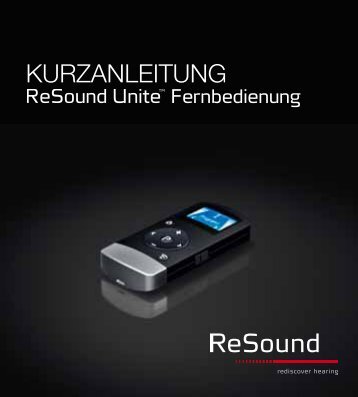 kurzanleitung - GN ReSound GmbH