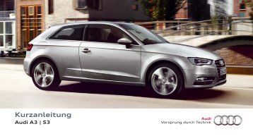 Kurzanleitung - Audi