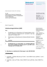 Arbeitsvertragsrichtlinien (AVR) - Diakonie Deutschland