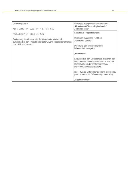 und Diplomprüfung in Angewandter Mathematik - Bifie