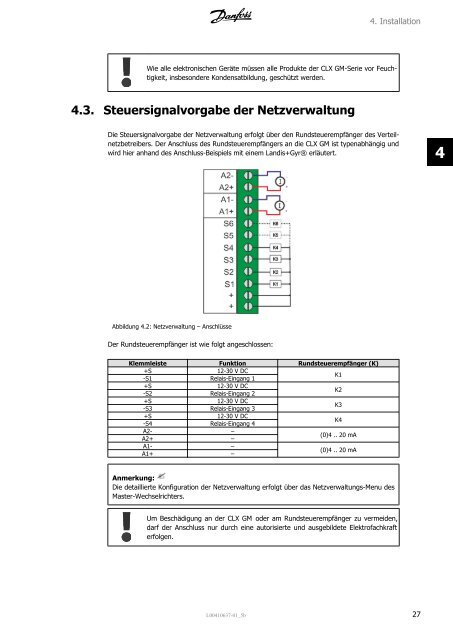 Quick Guide Kurzanleitung - Danfoss