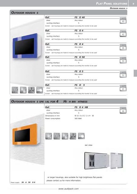 1000 series Flat panel Floor stands - Monitorhalterung.de