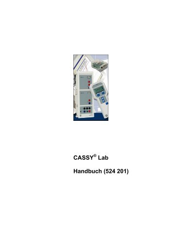 CASSY Lab Handbuch (524 201)