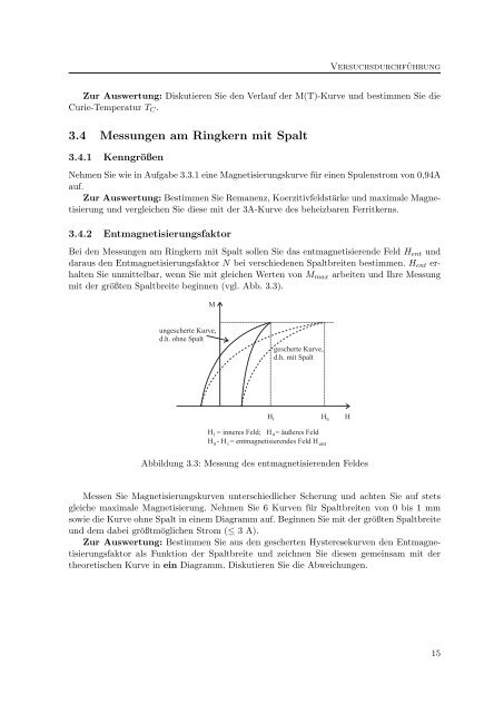 2.4 - Magnetisierung eines Ferrits - Institute for Nuclear Physics ...