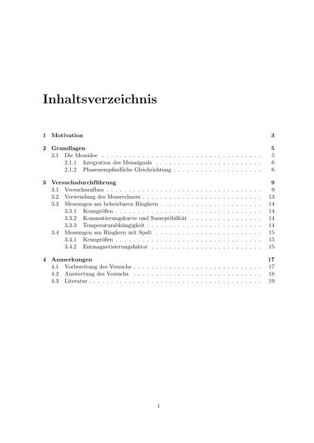 2.4 - Magnetisierung eines Ferrits - Institute for Nuclear Physics ...