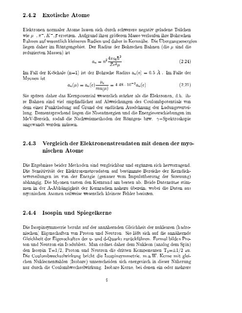 Kernphysik I H. Paetz gen. Schieck SS 2003 1 2. Juli 2005