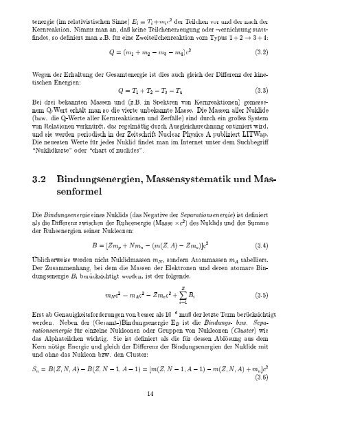 Kernphysik I H. Paetz gen. Schieck SS 2003 1 2. Juli 2005