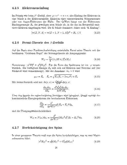 Kernphysik I H. Paetz gen. Schieck SS 2003 1 2. Juli 2005