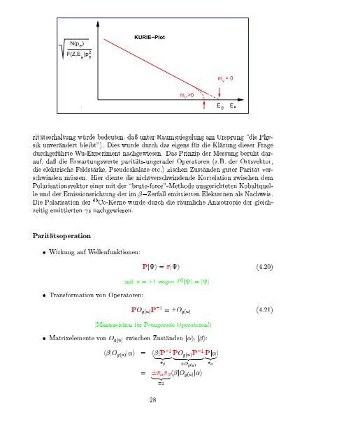 Kernphysik I H. Paetz gen. Schieck SS 2003 1 2. Juli 2005