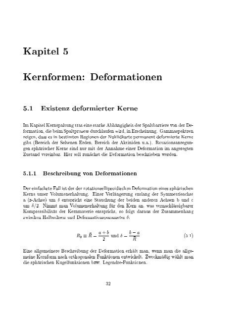 Kernphysik I H. Paetz gen. Schieck SS 2003 1 2. Juli 2005