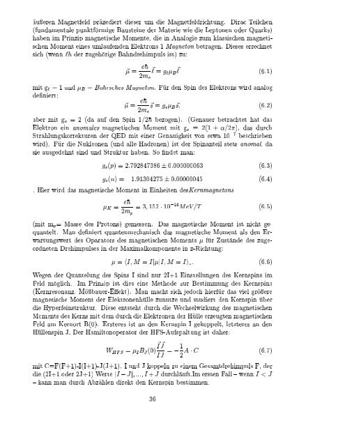 Kernphysik I H. Paetz gen. Schieck SS 2003 1 2. Juli 2005