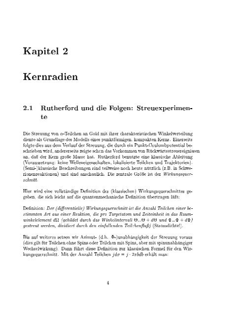 Kernphysik I H. Paetz gen. Schieck SS 2003 1 2. Juli 2005