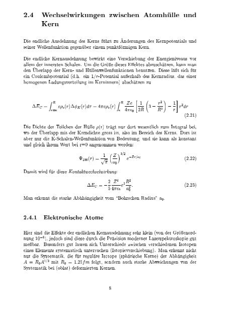 Kernphysik I H. Paetz gen. Schieck SS 2003 1 2. Juli 2005