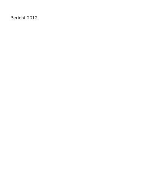 Bericht 2012 (PDF) - Robert Bosch Stiftung