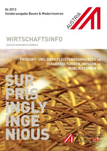 Wirtschaftsinformation Geschäftspartner Österreich 04 2013