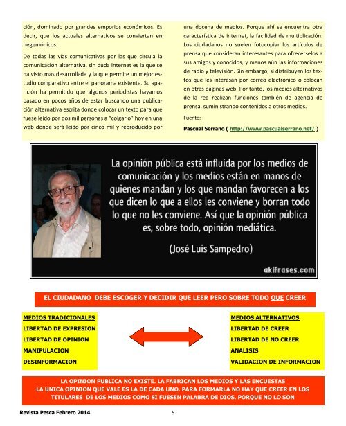 Revista Pesca Febrero 2014