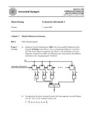 Musterlösung - Institut für Kommunikationsnetze und ...