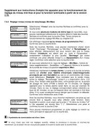 SupplÃ©ment aux instructions d'emploi iks aquastar pour la ...