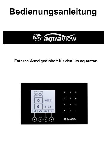 Bedienungsanleitung aquaview Aquaristik-Version (PDF, 102 ... - IKS