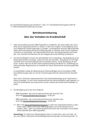 Betriebsvereinbarung Ã¼ber das Verhalten im ... - IKT Betriebsrat