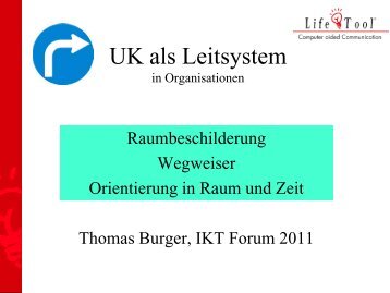 UK als Leitsystem - IKT Forum