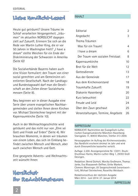 Download Nordlicht Nr. 221 - Evangeliumskirche