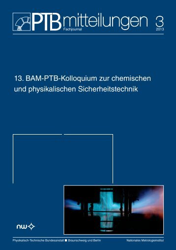 PTB-Mitteilungen 2013 Heft 3