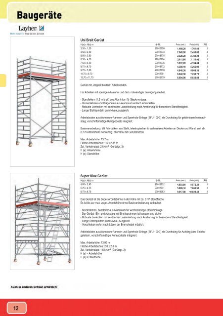 Profi-Fachmaktkatalog 2013 (pdf, ca. 15MB) - Schilowsky